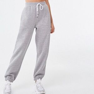 grey forever 21 joggers.